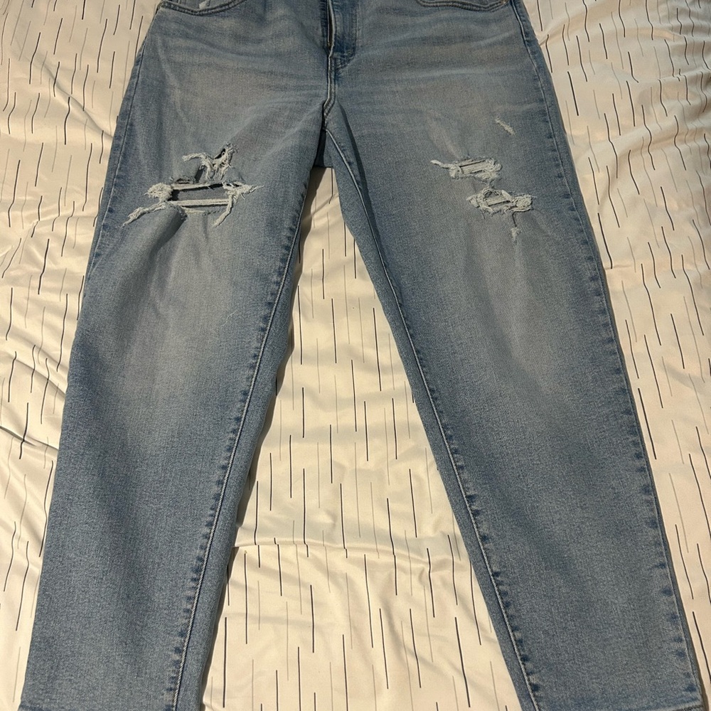 Signature by Levi Strauss High Rise Blue Mom Jean Denim